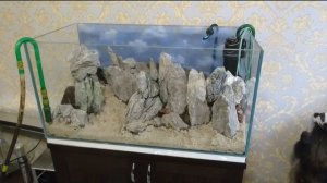 Перезапуск Акваскейпа от Aquayozh. Природный аквариум . Хардскейп из камня