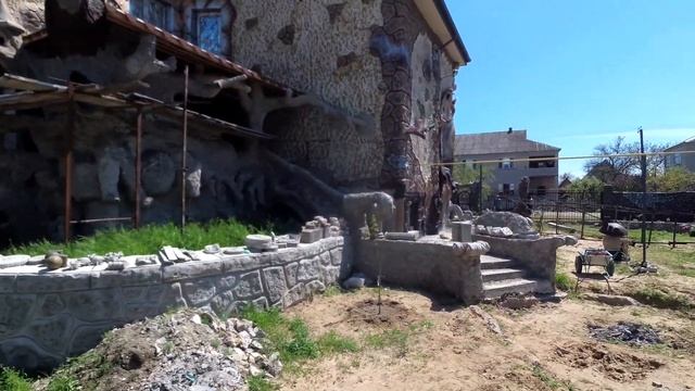 оформление фасада дома декоративная штукатурка, утеплённого пенопластом, демонтаж лесов. обзор. смотреть онлайн