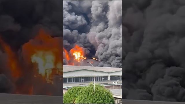 Grosso Incendio a San Giuliano Milanese. смотреть онлайн
