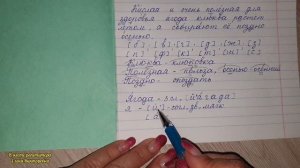 Звуко-буквенный разбор слова ягода