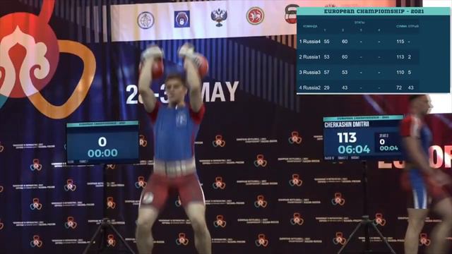 ЧЕ по гиревому спорту 2021.Эстафета.Толчок.RUS-1-Про, RUS-2-Про, RUS-3-Любители,RUS-4-Юниоры Про. смотреть онлайн