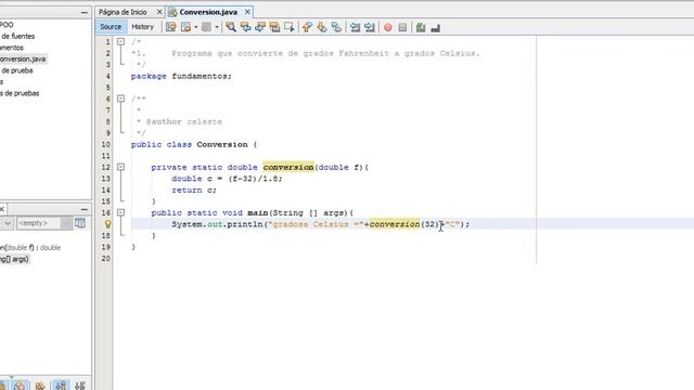 Grados Fahrenheit a grados Celsius en Java смотреть онлайн