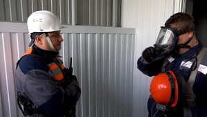 Отработка практической вводной «Запах газа на территории (улице)»