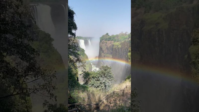 Самый большой водопад в МИРЕ #африка #южнаяафрика #africa #zimbabwe #victoriafalls #зимбабве