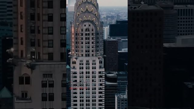 Chrysler Building - New York City - USA ?? #shorts #newyorkcity #nyc #usa #chryslerbuilding #drone