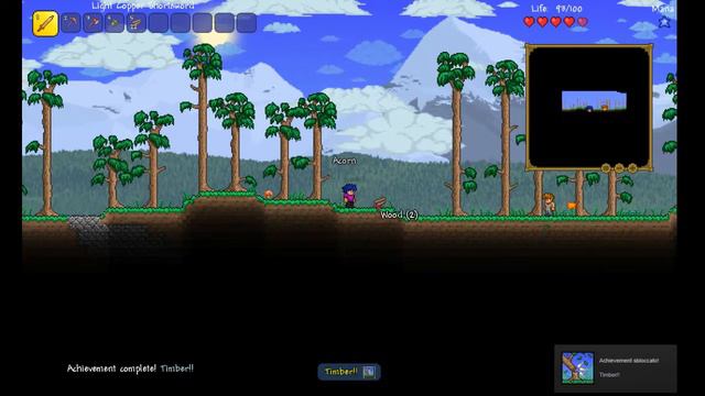 Terraria Achievement Guide - Timber!! #1 смотреть онлайн