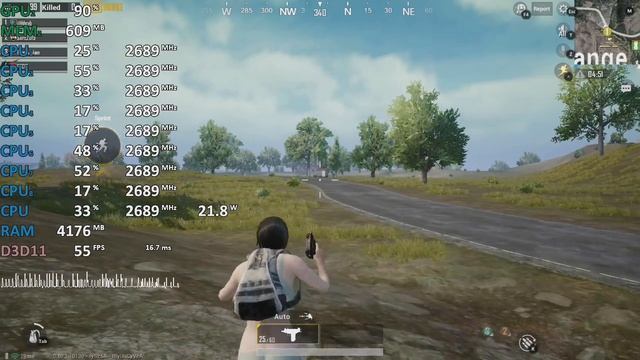 PUBG Mobile Intel UHD Graphics 620 - Gameplay Benchmark Test (i7-8550U) смотреть онлайн