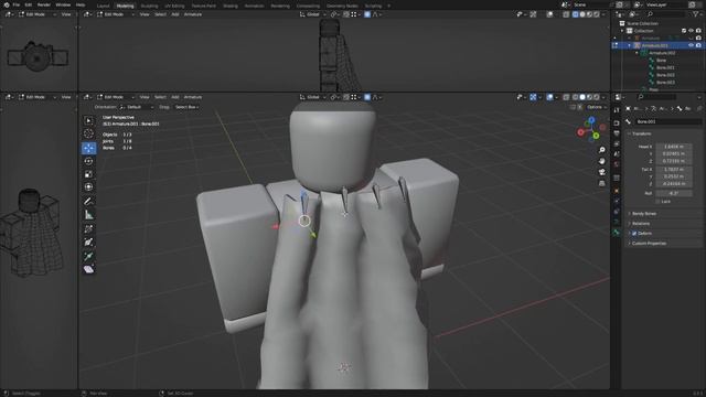 Roblox how to make a dynamic cape - Utilizing SmartBone module (Blender & Studio)