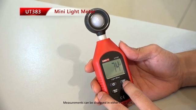 Люксметр UNI-T UT383 Mini смотреть онлайн