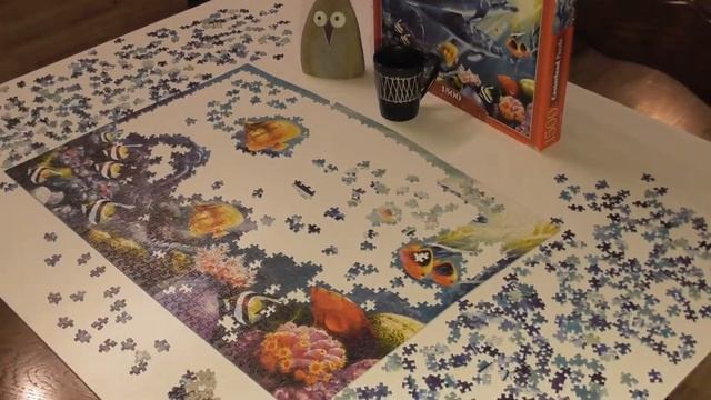 Puzzle Underwater world, Castorland 1500 смотреть онлайн