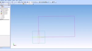 Построение сначала прямоугольника - затем прямоугольного параллелепипеда