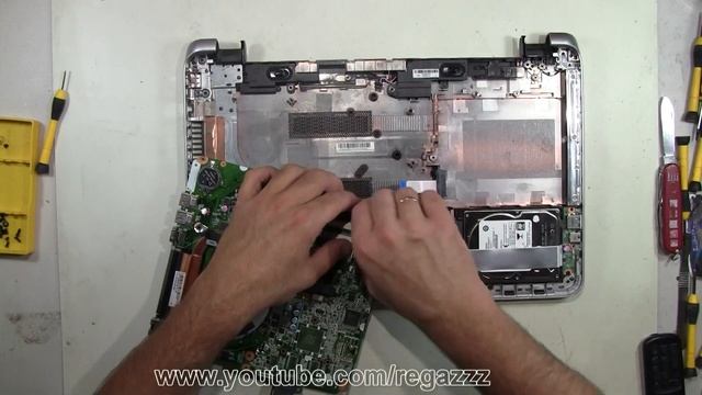 HP Pavilion TouchSmart 15 15-N220US Take Apart Complete Disassembly How to Disassemble смотреть онлайн