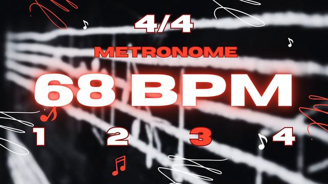 68 BPM - 4/4 Metronome смотреть онлайн