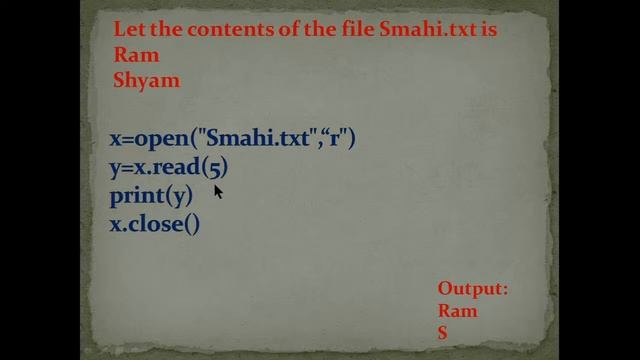 File Handling In Python