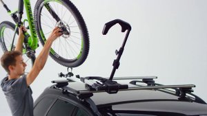 Установка велобагажника Thule UpRide
