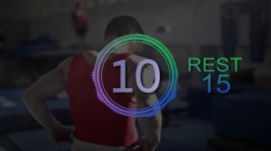 Interval Timer with Workout Music - 50/10 sec rest [4K]