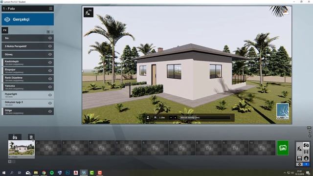 AutoCAD + Lumion Temel 3D Modelleme ve Render Eğitimi - Part 6 смотреть онлайн