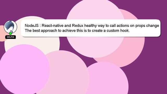 NodeJS : React-native and Redux healthy way to call actions on props change смотреть онлайн