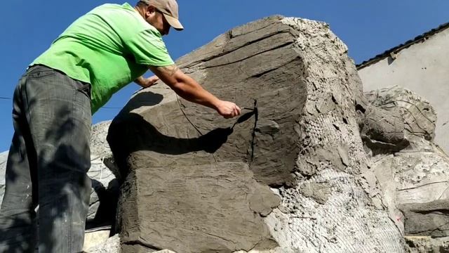 Как сделать скалу из бетона. (арт бетон) смотреть онлайн