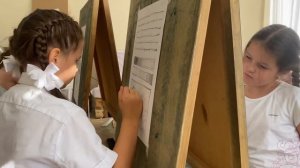 Урок по рисунку в художественной школе 1 класс. Построение линий, штриховка