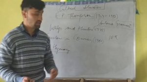 Cultural Studies Lecture- 5 || E. P. Thompson || Concepts, Major Works, and Terms Explained in Hind