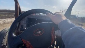 Немного покатушек на самодельной багги с 150кубовым скутером!!!