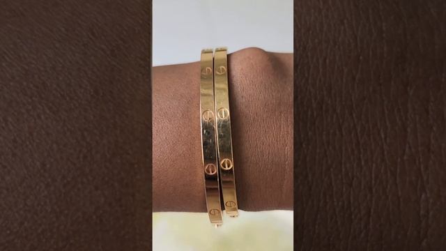 Cartier Love sm yellow gold vs Rose gold