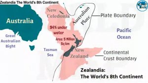КАРТА МИР (Zealandia, Pacific Ocean)