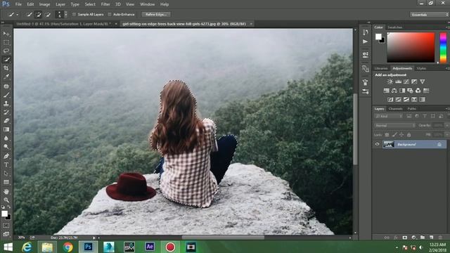 Photoshop Manipulation (Tutorial) : Bright Side | Photoshop cc 2015 смотреть онлайн