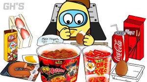 CONVENIENCE STORE MUKBANG 2 - ANIMATION MUKBANG #9 | GH'S ANIMATION