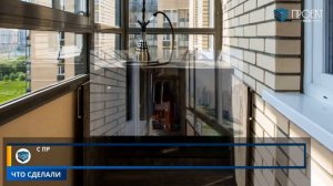 Балкон под ключ в ЖК "Самолет" Люберцы от ГК Проект МСК, отделка и сборка встроенного шкафа и тумбы