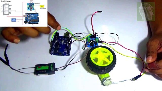 How to control a DC motor by FlySky RC – FS i6x using Arduino смотреть онлайн