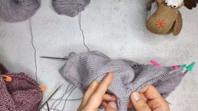 Трио: три на три Тонкие процессы вязание