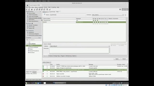 Video 6 MySQL Workbench смотреть онлайн