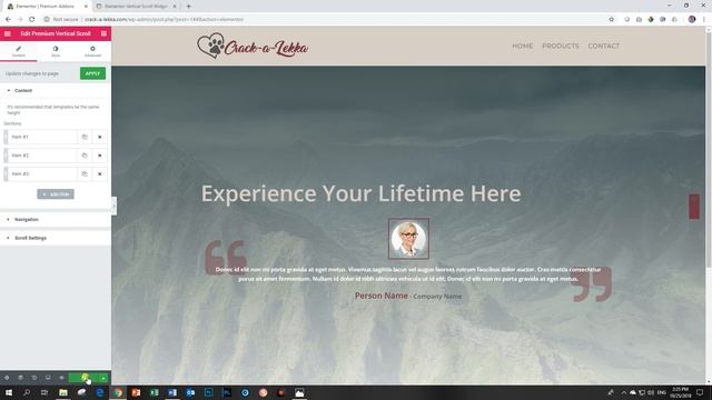 Vertical Scroll | Premium Addons | Elementor Addons | Leap13 смотреть онлайн