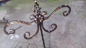 стойка для кочерги и совка покрашена