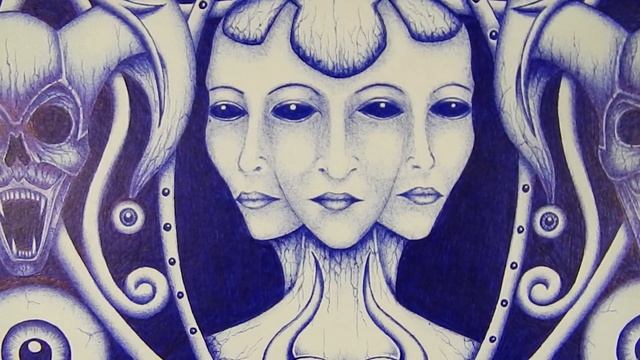 Elrato-Не суди ближнего своего(рисунок шариковой ручкой) смотреть онлайн