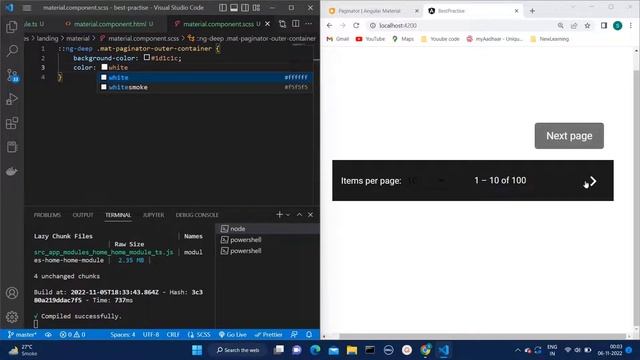angular material paginator custom style | Angular Material Paginator смотреть онлайн