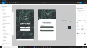 C#6B || Learn Web Designing With Figma || App Login Page Design || Mustafa Aqeel