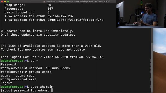 How to Give a User Sudo Privileges in Ubuntu смотреть онлайн