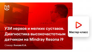 УЗИ нервов и мелких суставов. Диагностика высокочастотным датчиком на Mindray Resona i9