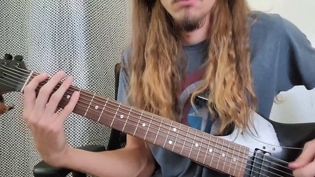 Meshuggah - Perpetual Black Second guitar cover