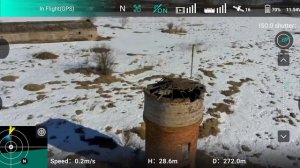 Hubsan zino pro + врезался упал