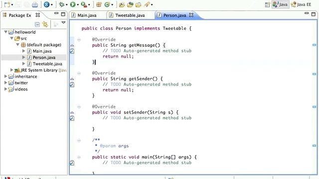 Java Interface Tutorial