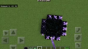 как сделать портал мир обсидиана в minecraft! без модов!
