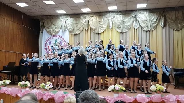 Городской фестиваль Веснянка 2019 г Хор ЦДМШ Бразил нар мел Samba lele смотреть онлайн