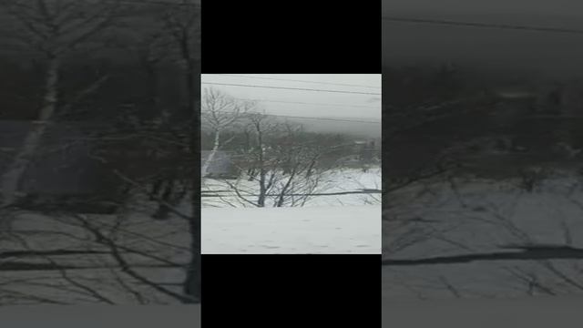 Саяны из окна поезда