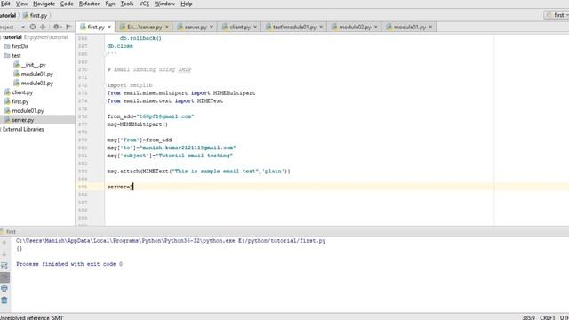 How to send an email in python | Email sending using SMTP in python | Lecture 43
