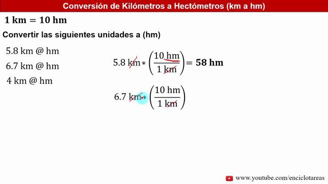 Kilómetros a Hectómetros (km a hm) - CONVERSIONES смотреть онлайн