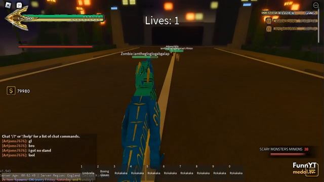 [YBA] VAMPIRE DINOOO смотреть онлайн